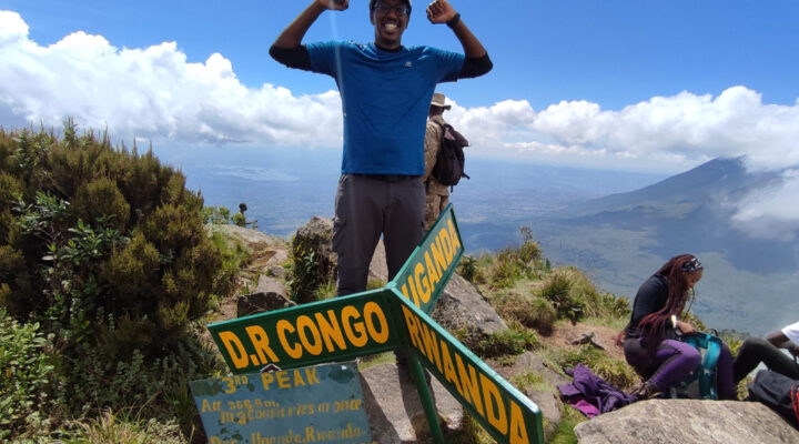 Hiking Mount Sabyinyo in Uganda